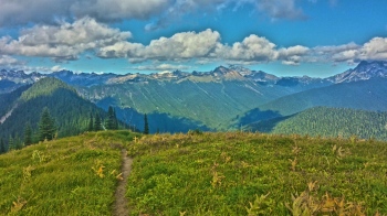 The Pacific Crest Trail Continues onward in Washington. Only a few days more until the Trail is complete.